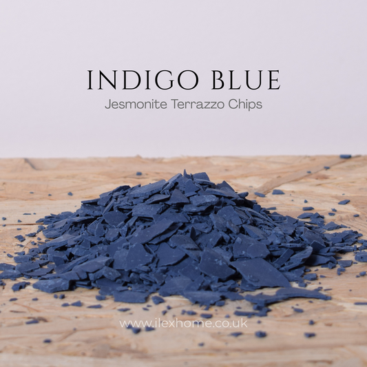 Indigo Blue Jesmonite Terrazzo Chips