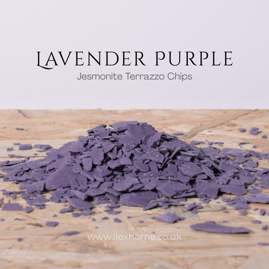 Lavender Purple Jesmonite Terrazzo Chips