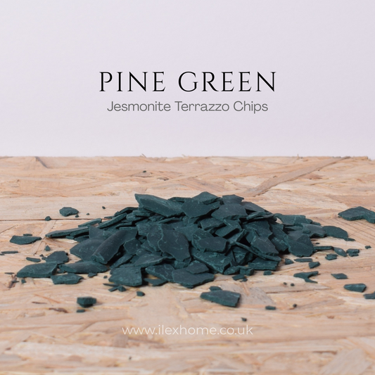 Pine Green Jesmonite Terrazzo Chips