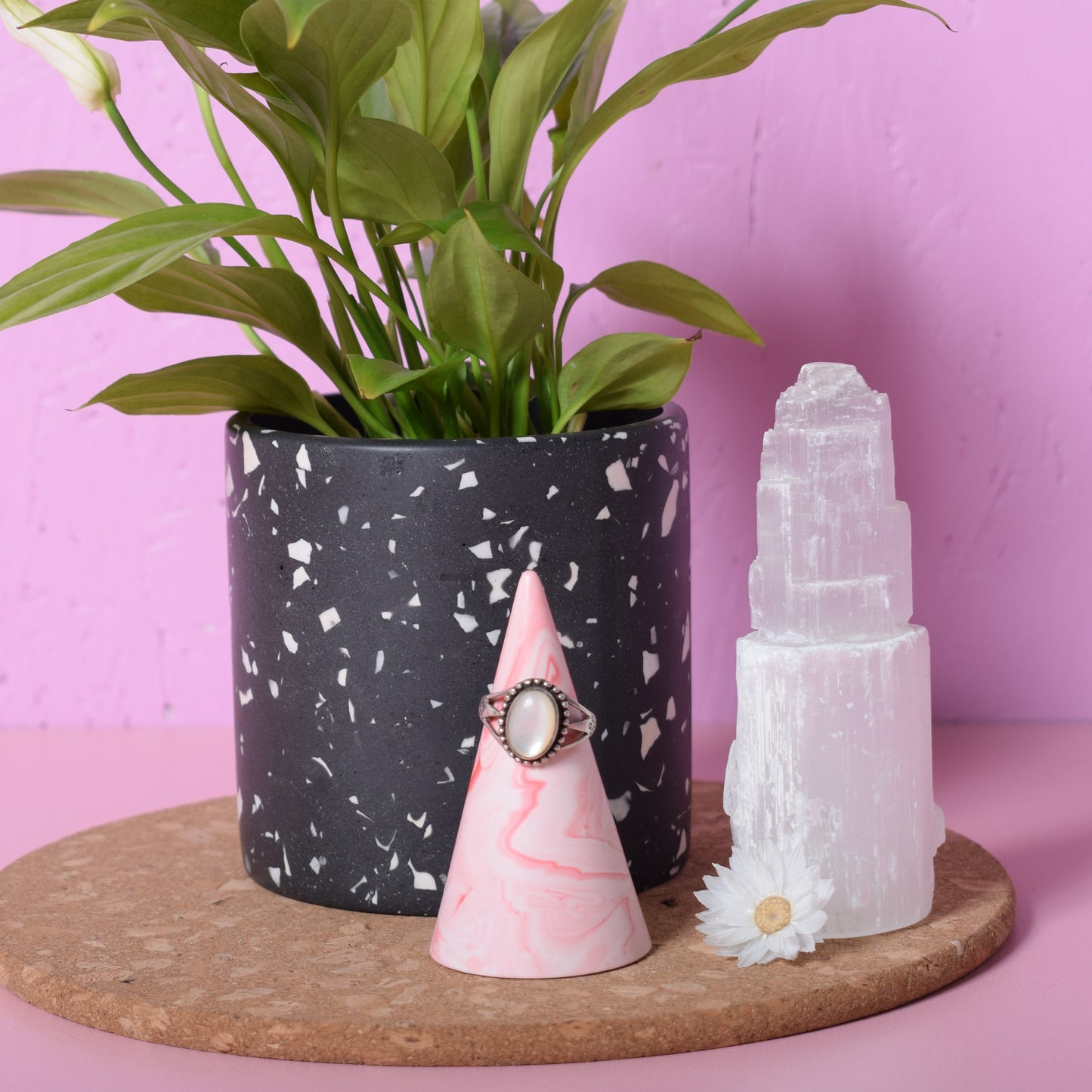 Pink Ring Holder